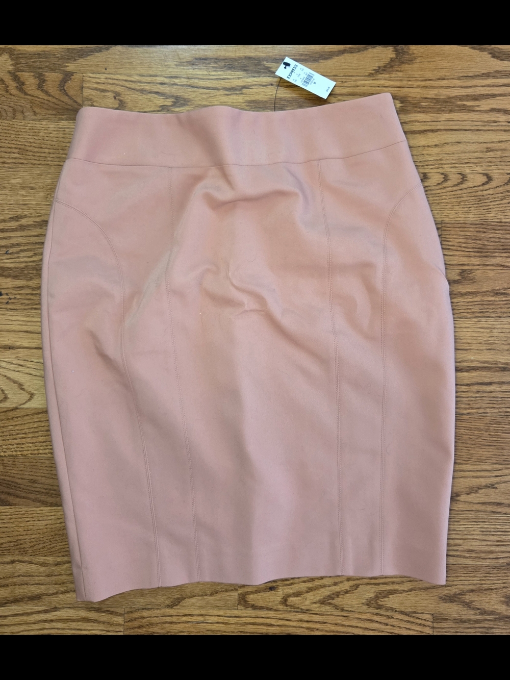 Express Blush Pink Pencil Skirt